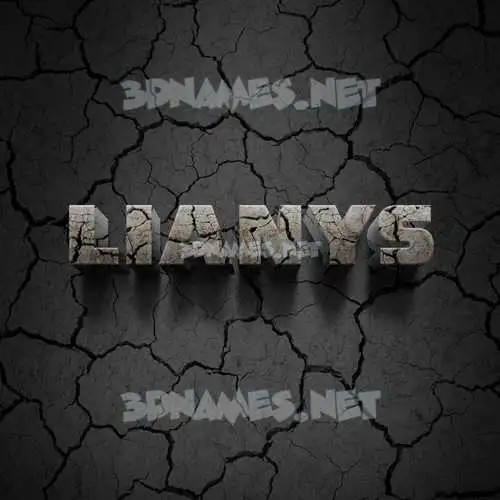 lianys in Cracked Stone style - 3D name wallpaper lianys in Cracked Stone style - 3D name wallpaper
