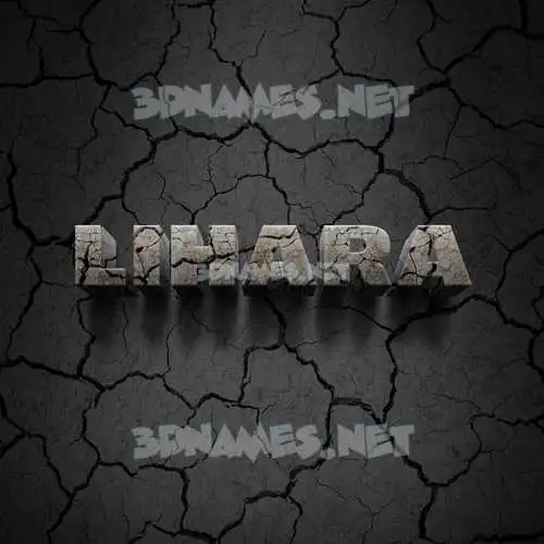 lihara in Cracked Stone style - 3D name wallpaper lihara in Cracked Stone style - 3D name wallpaper