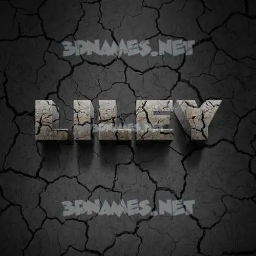 liley in Cracked Stone style - 3D name wallpaper liley in Cracked Stone style - 3D name wallpaper