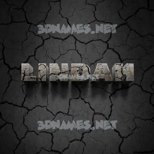 lindah in Cracked Stone style - 3D name wallpaper lindah in Cracked Stone style - 3D name wallpaper