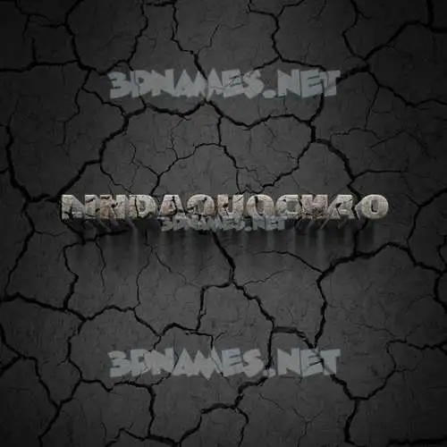 lindaquochao in Cracked Stone style - 3D name wallpaper lindaquochao in Cracked Stone style - 3D name wallpaper