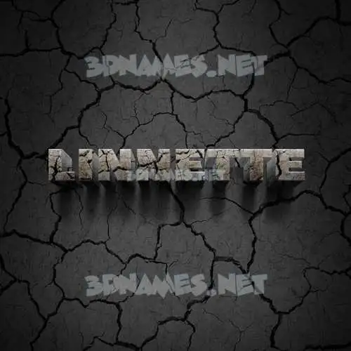 linnette in Cracked Stone style - 3D name wallpaper linnette in Cracked Stone style - 3D name wallpaper