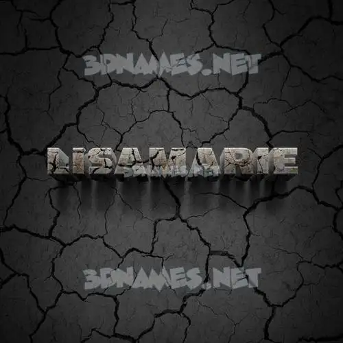 lisamarie in Cracked Stone style - 3D name wallpaper