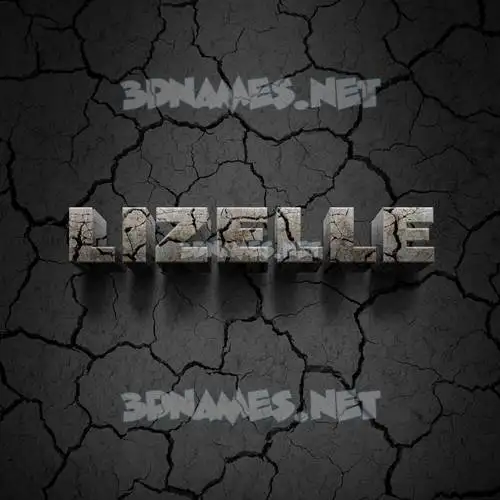 lizelle in Cracked Stone style - 3D name wallpaper lizelle in Cracked Stone style - 3D name wallpaper
