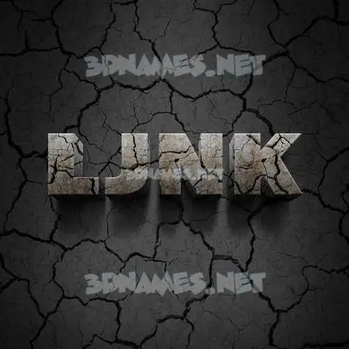 ljnk in Cracked Stone style - 3D name wallpaper ljnk in Cracked Stone style - 3D name wallpaper