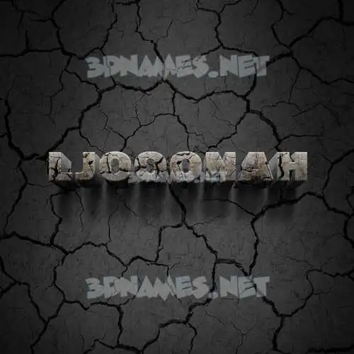 ljooonah in Cracked Stone style - 3D name wallpaper ljooonah in Cracked Stone style - 3D name wallpaper