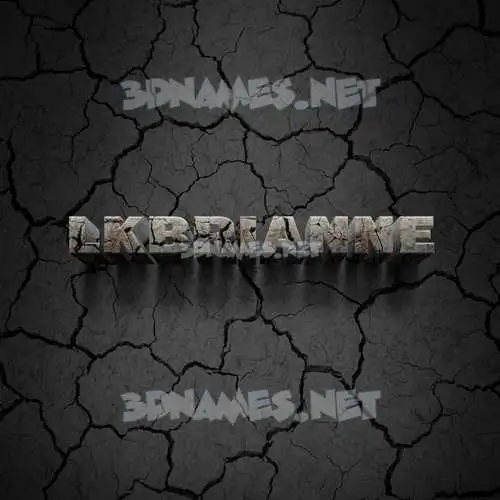 lkbrianne in Cracked Stone style - 3D name wallpaper lkbrianne in Cracked Stone style - 3D name wallpaper