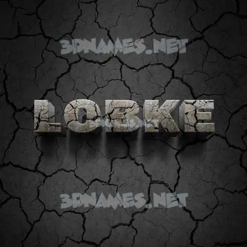lobke in Cracked Stone style - 3D name wallpaper lobke in Cracked Stone style - 3D name wallpaper