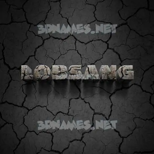 lobsang in Cracked Stone style - 3D name wallpaper lobsang in Cracked Stone style - 3D name wallpaper