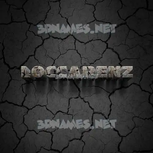 loccarenz in Cracked Stone style - 3D name wallpaper loccarenz in Cracked Stone style - 3D name wallpaper
