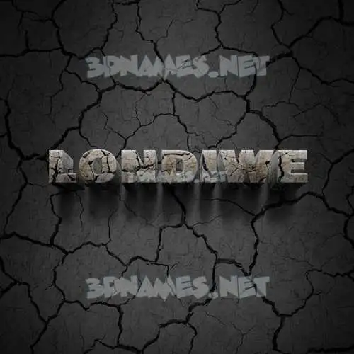 londiwe in Cracked Stone style - 3D name wallpaper londiwe in Cracked Stone style - 3D name wallpaper