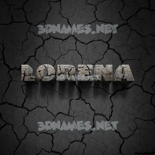 lorena in Cracked Stone style - 3D name wallpaper lorena in Cracked Stone style - 3D name wallpaper