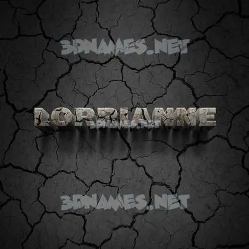 lorrianne in Cracked Stone style - 3D name wallpaper lorrianne in Cracked Stone style - 3D name wallpaper