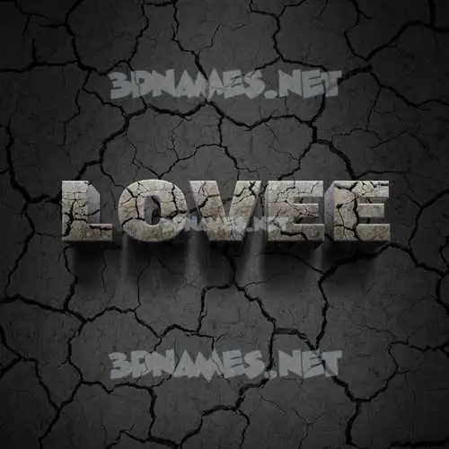 lovee in Cracked Stone style - 3D name wallpaper lovee in Cracked Stone style - 3D name wallpaper