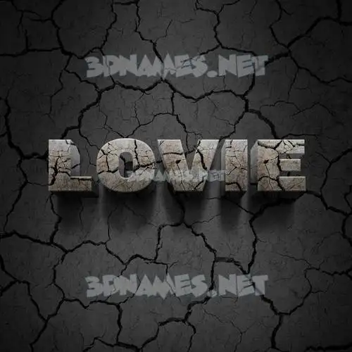 lovie in Cracked Stone style - 3D name wallpaper lovie in Cracked Stone style - 3D name wallpaper
