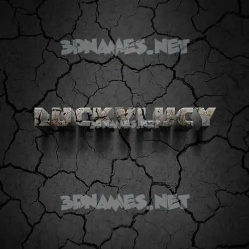 luckylucy in Cracked Stone style - 3D name wallpaper luckylucy in Cracked Stone style - 3D name wallpaper