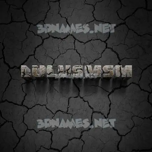 lulusmsm in Cracked Stone style - 3D name wallpaper lulusmsm in Cracked Stone style - 3D name wallpaper