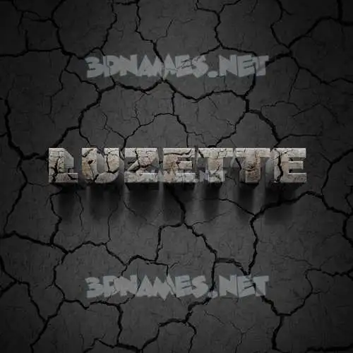 luzette in Cracked Stone style - 3D name wallpaper luzette in Cracked Stone style - 3D name wallpaper