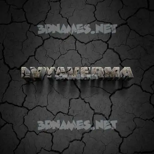lvyaverma in Cracked Stone style - 3D name wallpaper lvyaverma in Cracked Stone style - 3D name wallpaper