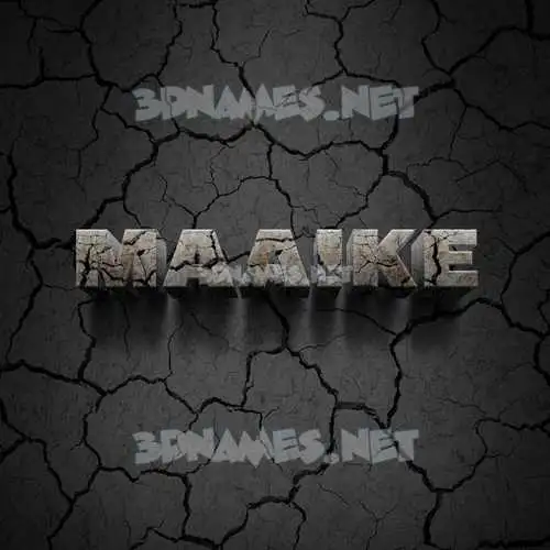 maaike in Cracked Stone style - 3D name wallpaper maaike in Cracked Stone style - 3D name wallpaper
