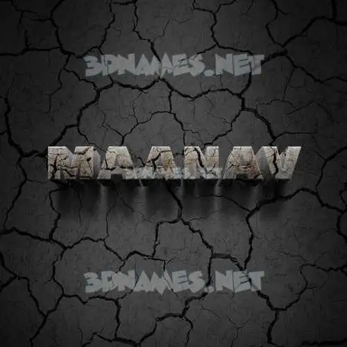 maanav in Cracked Stone style - 3D name wallpaper maanav in Cracked Stone style - 3D name wallpaper