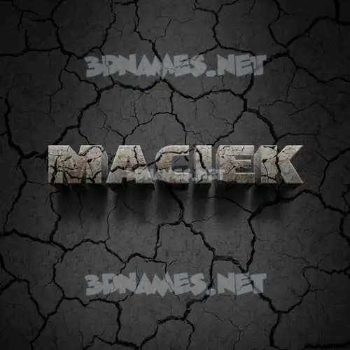 maciek in Cracked Stone style - 3D name wallpaper maciek in Cracked Stone style - 3D name wallpaper
