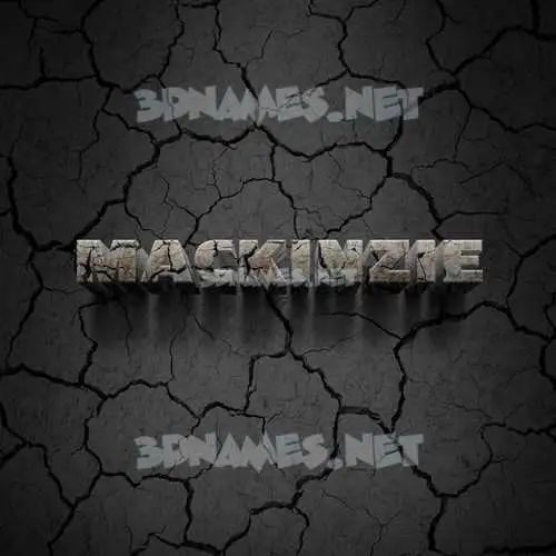 mackinzie in Cracked Stone style - 3D name wallpaper mackinzie in Cracked Stone style - 3D name wallpaper