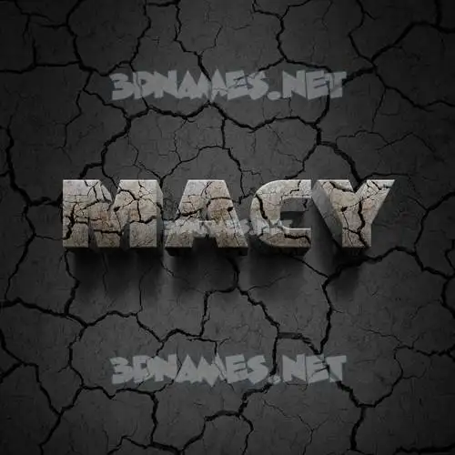 macy in Cracked Stone style - 3D name wallpaper macy in Cracked Stone style - 3D name wallpaper
