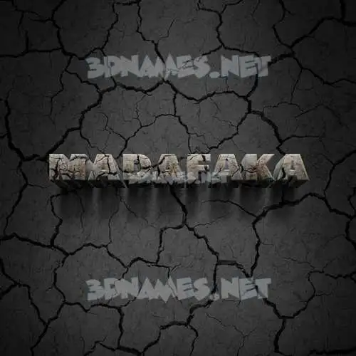 madafaka in Cracked Stone style - 3D name wallpaper madafaka in Cracked Stone style - 3D name wallpaper