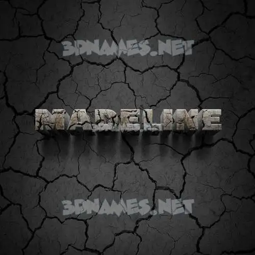 madeline in Cracked Stone style - 3D name wallpaper madeline in Cracked Stone style - 3D name wallpaper