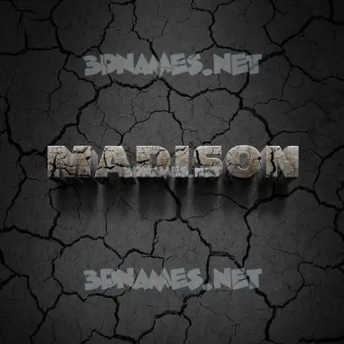 madison in Cracked Stone style - 3D name wallpaper madison in Cracked Stone style - 3D name wallpaper