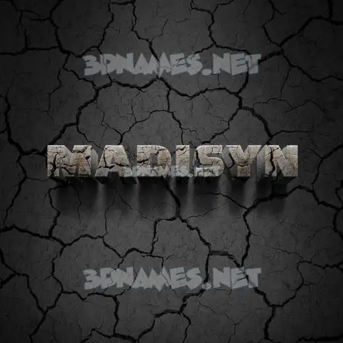 madisyn in Cracked Stone style - 3D name wallpaper madisyn in Cracked Stone style - 3D name wallpaper