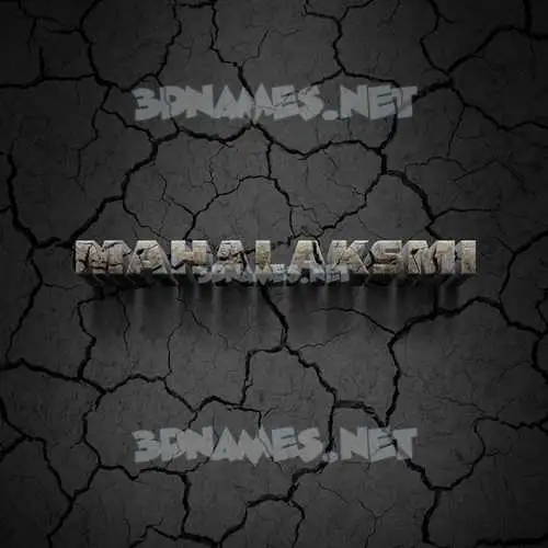mahalaksmi in Cracked Stone style - 3D name wallpaper mahalaksmi in Cracked Stone style - 3D name wallpaper