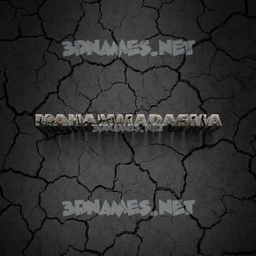 mahammadasma in Cracked Stone style - 3D name wallpaper mahammadasma in Cracked Stone style - 3D name wallpaper