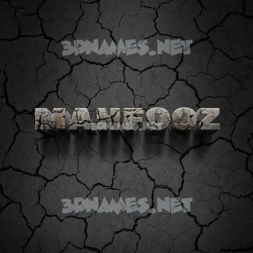 mahfooz in Cracked Stone style - 3D name wallpaper mahfooz in Cracked Stone style - 3D name wallpaper