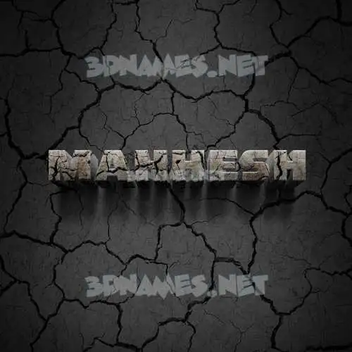 mahhesh in Cracked Stone style - 3D name wallpaper mahhesh in Cracked Stone style - 3D name wallpaper