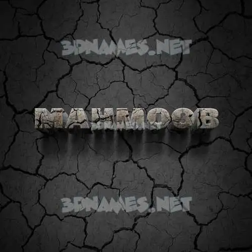 mahmoob in Cracked Stone style - 3D name wallpaper mahmoob in Cracked Stone style - 3D name wallpaper