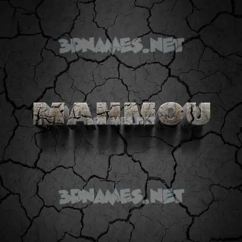 mahmou in Cracked Stone style - 3D name wallpaper mahmou in Cracked Stone style - 3D name wallpaper