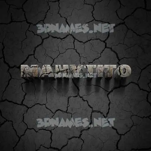 mahytito in Cracked Stone style - 3D name wallpaper