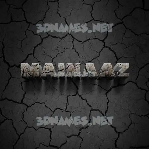 mainaaz in Cracked Stone style - 3D name wallpaper mainaaz in Cracked Stone style - 3D name wallpaper