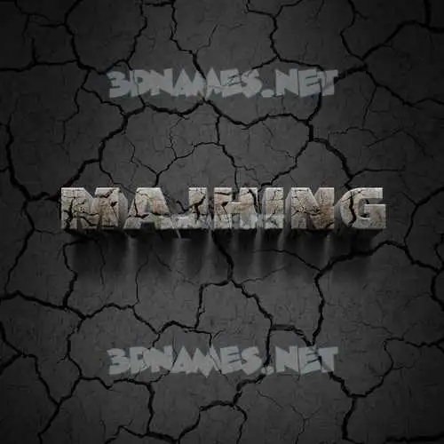 majhing in Cracked Stone style - 3D name wallpaper majhing in Cracked Stone style - 3D name wallpaper