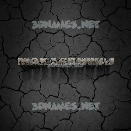makardhwaj in Cracked Stone style - 3D name wallpaper makardhwaj in Cracked Stone style - 3D name wallpaper