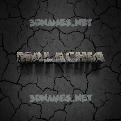 malachia in Cracked Stone style - 3D name wallpaper malachia in Cracked Stone style - 3D name wallpaper