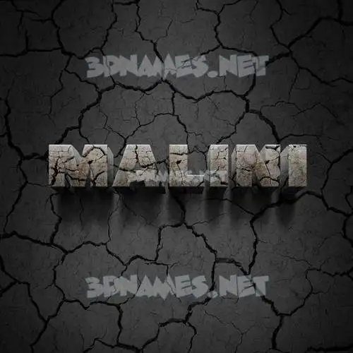 malini in Cracked Stone style - 3D name wallpaper malini in Cracked Stone style - 3D name wallpaper