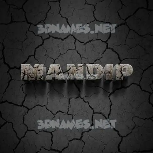 mandip in Cracked Stone style - 3D name wallpaper mandip in Cracked Stone style - 3D name wallpaper