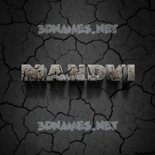 mandvi in Cracked Stone style - 3D name wallpaper mandvi in Cracked Stone style - 3D name wallpaper
