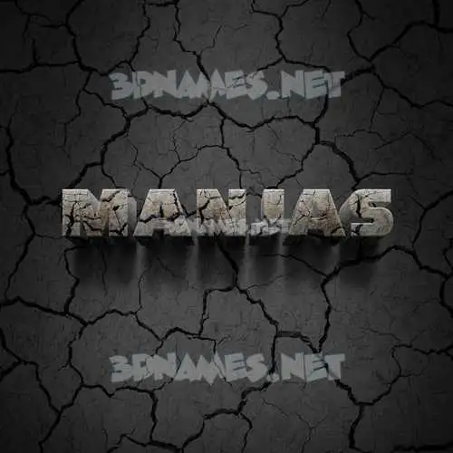 manjas in Cracked Stone style - 3D name wallpaper manjas in Cracked Stone style - 3D name wallpaper