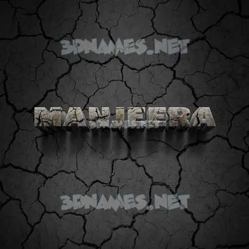 manjeera in Cracked Stone style - 3D name wallpaper manjeera in Cracked Stone style - 3D name wallpaper