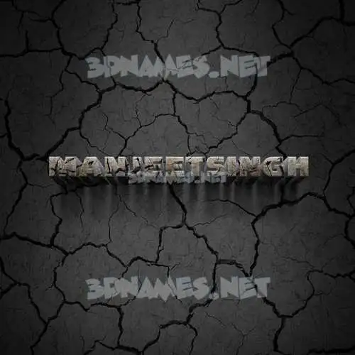 manjeetsingh in Cracked Stone style - 3D name wallpaper manjeetsingh in Cracked Stone style - 3D name wallpaper