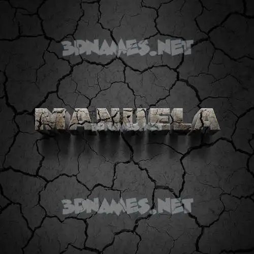 manuela in Cracked Stone style - 3D name wallpaper manuela in Cracked Stone style - 3D name wallpaper